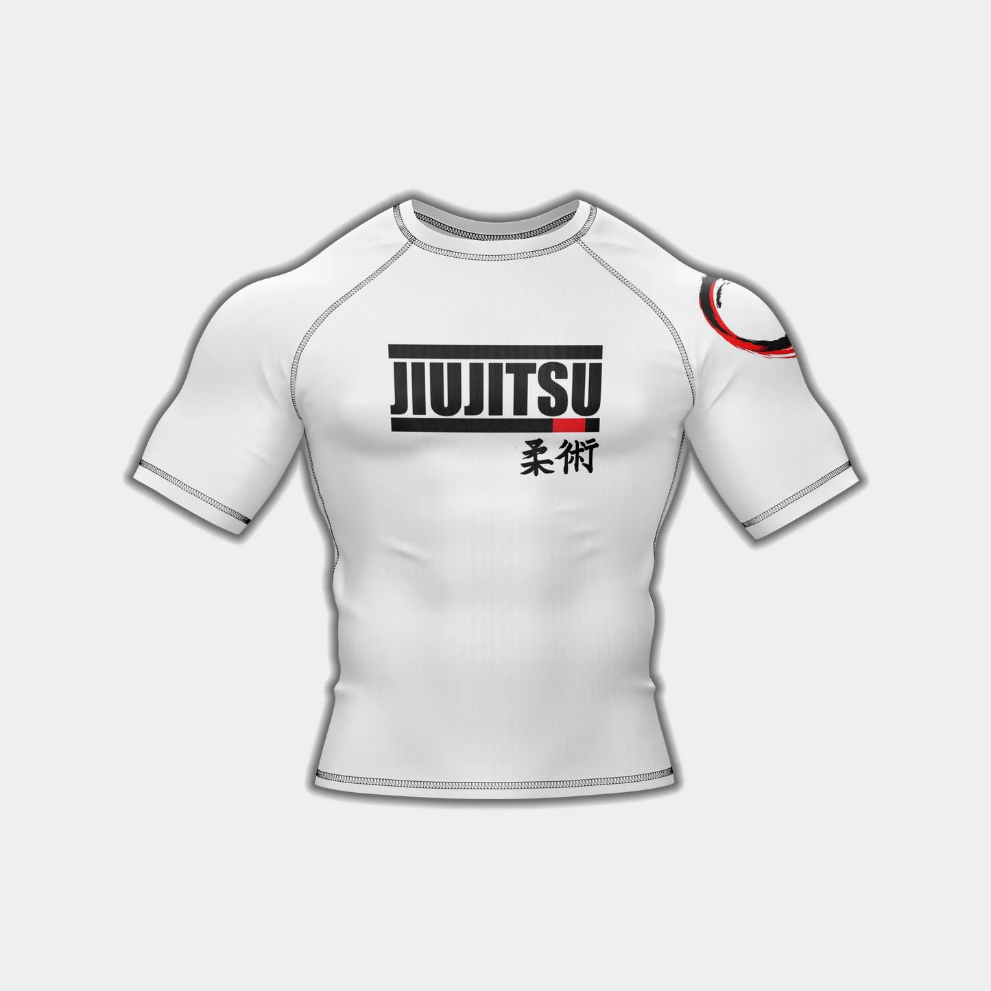 rashguard compression blanc pour MMA et BJJ au MAROC– Reign Fightwear
