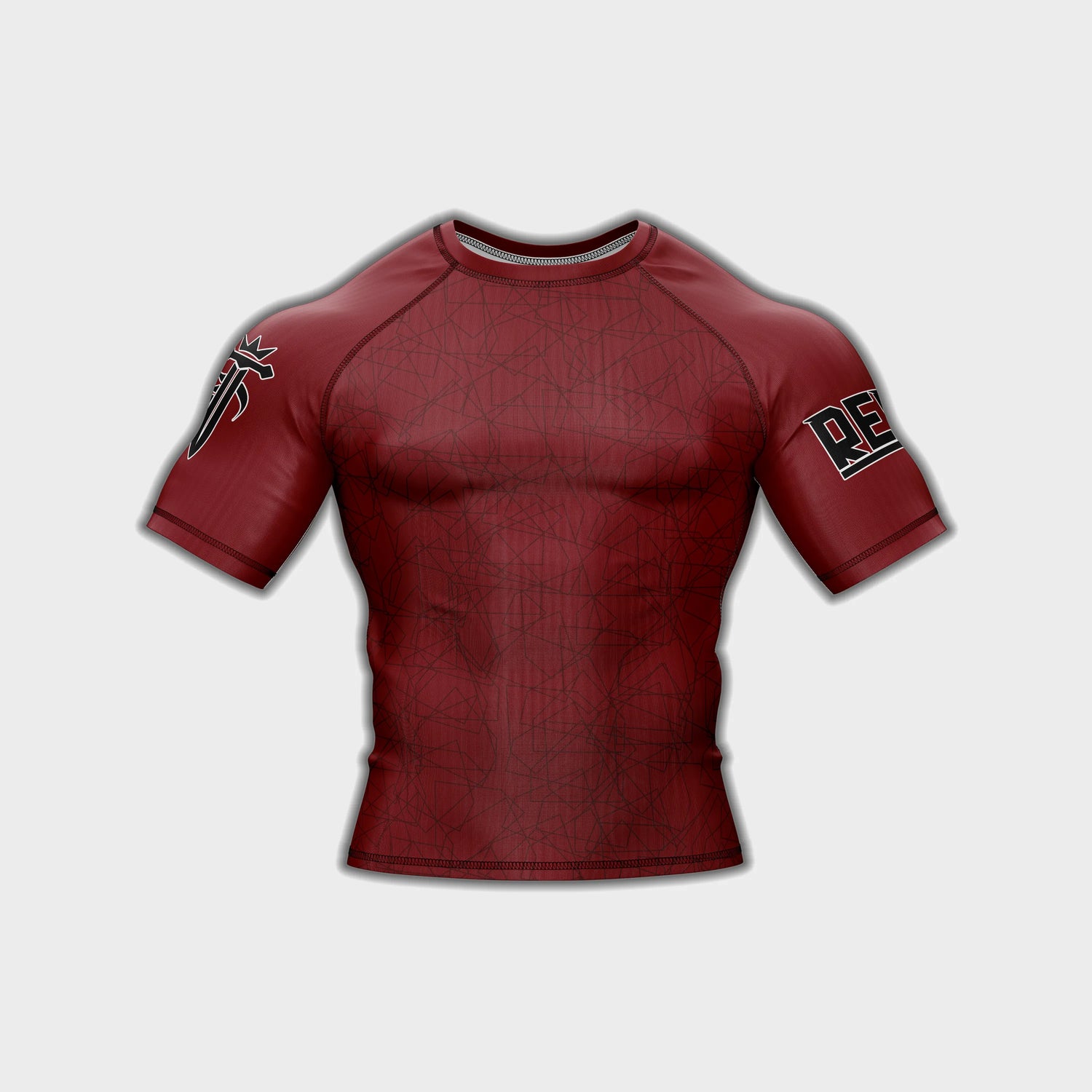 rashguard compression rouge pour MMA et BJJ – Reign Fightwear