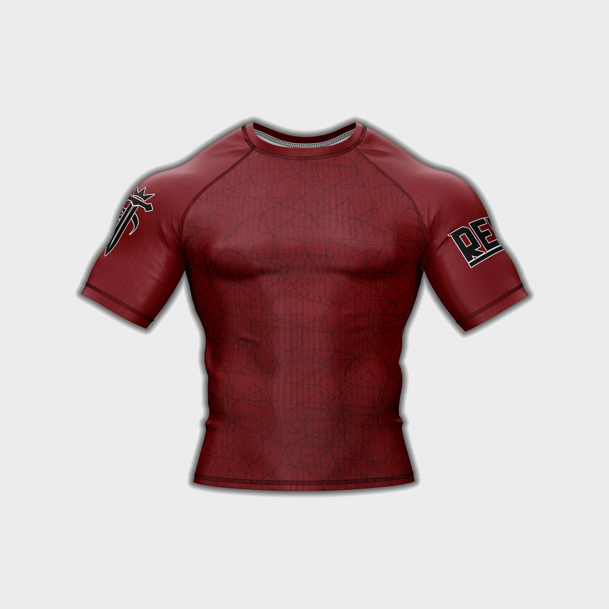 rashguard compression rouge pour MMA et BJJ – Reign Fightwear