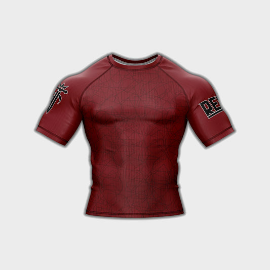 rashguard compression rouge pour MMA et BJJ – Reign Fightwear