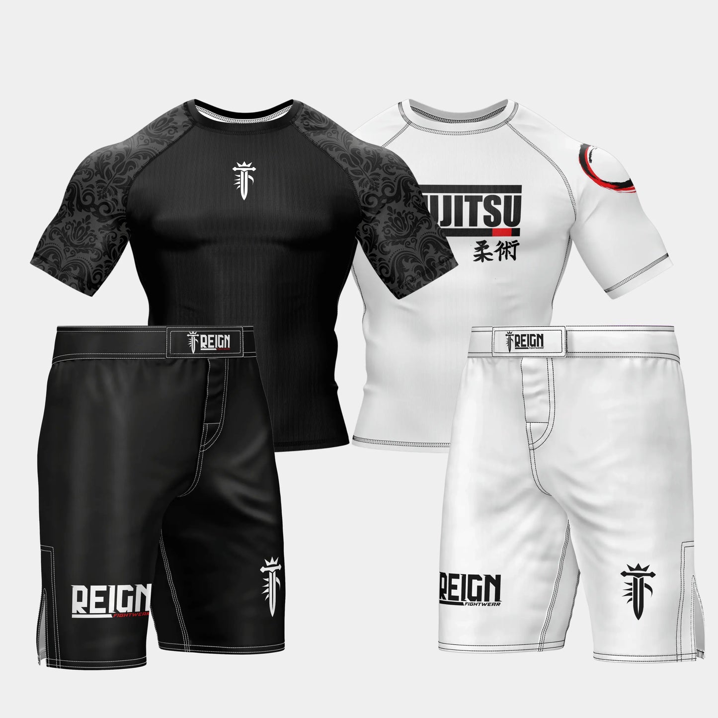2 RASHGUARDS + 2 SHORTS — COMPETITOR PACK - Reign Fightwear